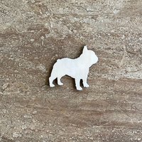 Handmade wooden DIY French Bulldog cutout ready to paint or decorate