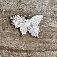 Handmade wooden DIY butterfly cutout ready to paint or decorate