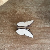 Handmade wooden DIY 3D butterfly cutout ready to paint or decorate