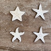 Handmade wooden DIY starfish cutout in four unique styles, ready for paint or decorating