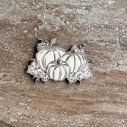 Handmade wooden DIY pumpkin cutout ready for paint or decorating