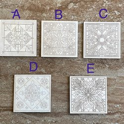 Handmade wooden DIY barn quilt cutout in five unique styles, ready for paint or decorating
