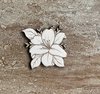 Handmade wooden DIY Lily flower cutout ready for paint or decorating
