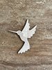 Handmade wooden DIY hummingbird cutout ready to paint or decorate