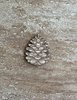 Handmade wooden DIY pine cone cutout ready for paint or decorating