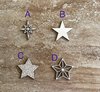 Handmade wooden DIY star cutout in four unique styles, ready for paint or decorating