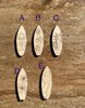 Handmade wooden DIY surfboard cutout in five unique styles, ready for paint or decorating