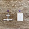 Handmade wooden DIY bible cutout in two unique styles, ready for paint or decorating