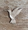 Handmade wooden DIY hummingbird cutout ready to paint or decorate