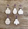 Handmade wooden DIY ladybug cutout in five unique styles, ready to paint or decorate